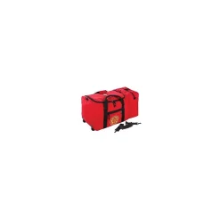 Arsenal 16" Nylon Fire & Rescue Gear Bag with Wheels, Red (13205)<Ergodyne Online