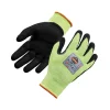 Ergodyne ProFlex 7041 Hi-Vis Nitrile-Coated Cut-Resistant Gloves, ANSI A4, Wet Grip, Lime, Small, 12 Pairs (17812)