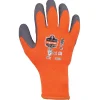 Ergodyne ProFlex 7401 Winter Work Gloves, Fleece Lined, Latex Coated Palm, Orange, Large, 144 Pairs (17894)