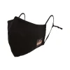Ergodyne Skullerz Reusable Cloth Contoured Face Cover Mask, Small/Medium, Black, 3/Pack (48800)
