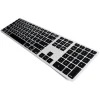 Ergoguys Matias Wireless Ergonomic Keyboard for Mac, Silver/Black (FK418BTLSB)
