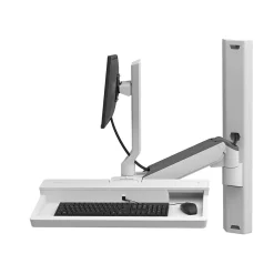 Hot Ergotron CareFit Combo Adjustable Mount, Up to 27" Monitor, White (45618251)