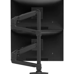 Hot Ergotron LX Adjustable Dual Stacking Arm Tall Pole Desk Mount, 40