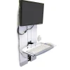 Outlet Ergotron StyleView Vertical Lift Adjustable High Traffic Area, 24" Screen Support, White (60-593-216)