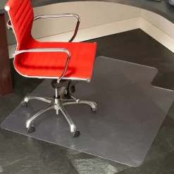 Chair Mats*ES Robbins Natural Origins Hard Floor Chair Mat with Lip, 45" x 53'', Clear (ESR143012)