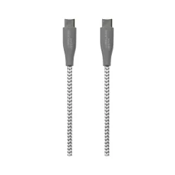 ESI Wireless Gear 6' USB-C Cable, Male to Male, White/Gray (BL1775)