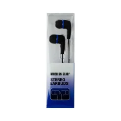 Wireless Gear Earbud Headphones, Black/Blue (G0694)<ESI Discount