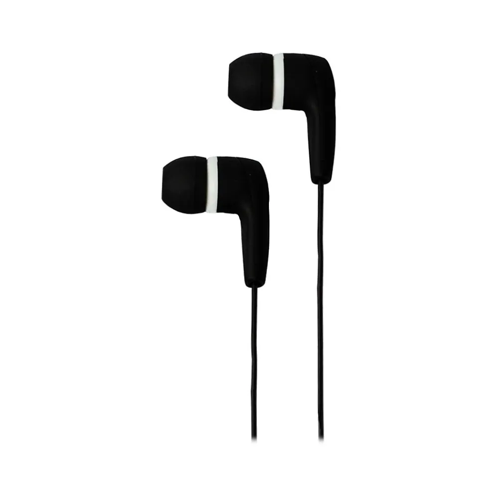 Wireless Gear Earbud Headphones, Black/White (G0692)<ESI