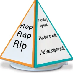 Dry Erase*Essential Learning Spin & Write Pyramid™ Rotating 4-Sided Dry-Erase Board (ELP626691)