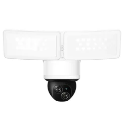 eufy Outdoor Wireless Floodlight Security Camera, White (T8425121)