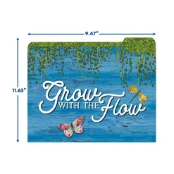 File Folders|Eureka Curiosity Garden File Folders, 1-Tab, Assorted, Letter Size, 6/Bundle (EU-866450-6)