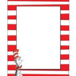 Classroom Paper*Eureka Dr. Seuss The Cat in the Hat Computer Paper, 50 Sheets Per Pack, 3 Packs (EU-812110-3)