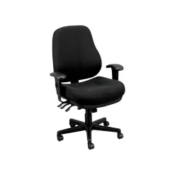 Office Chairs*Eurotech 24/7 Fabric Task Chair, Dove Black (24/7-BLKDOVE)
