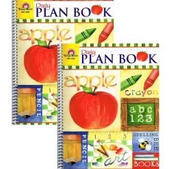 Grade Books*Evan-Moor Educational Publishers School Days Daily Plan Book, 98 Pages, Pack of 2 (EMC5400-2)
