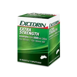 Extra Strength 250mg Acetaminophen Caplet, 2/Packet, 30 Packets/Box (64108X)<Excedrin Outlet