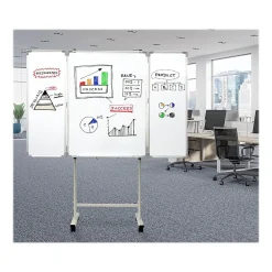 Dry Erase*Excello Global Products Magnetic Mobile Folding Dry-Erase Whiteboard, 40