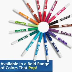 Markers|Expo Dry Erase Marker, Fine Tip, Assorted, 8/Pack (86601)