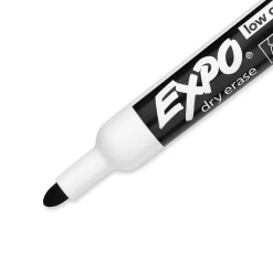 Markers|Expo Dry Erase Markers, Bullet Tip, , 4/Pack (2081801) Black