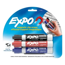 Markers|Expo Dry Erase Markers, Chisel Point, Assorted, Starter Set/Kit (81503)