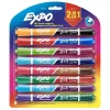 Markers|Expo 2-in-1 Tank Dry Erase Markers, Chisel Tip, Assorted, 8/Pack (1944658)
