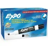 Markers|Expo ® Low Odor Dry Erase Markers, Chisel Tip, Black, Pack of 12 (SAN80001-12)