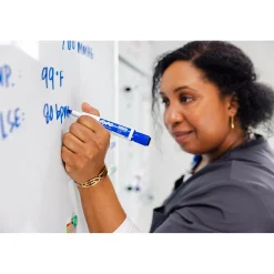 Markers|Expo Magnetic Dry Erase Markers, Chisel Tip, Black, 4/Pack (1944729)