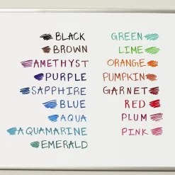 Markers|Expo Tank Dry Erase Markers, Chisel Tip, Assorted Inks, 8/Pack (1743032)