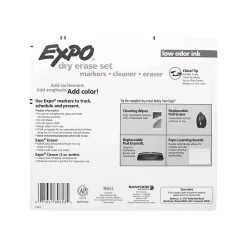 Markers|Expo Tank Dry Erase Marker, Chisel Tip, Assorted, Starter Set/Kit (80653)