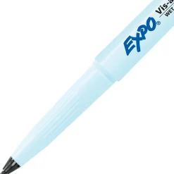 Markers|Expo Vis-A-Vis Wet Erase Markers, Fine Point, Black, Dozen (16001)