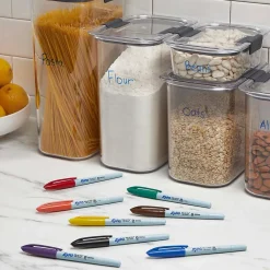 Markers|Expo Vis-a-Vis Wet Erase Markers, Fine Point, Assorted, 4/Pack (16074/2134341)