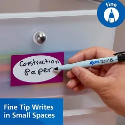 Markers|Expo Vis-a-Vis Wet Erase Markers, Fine Point, Assorted, 8/Pack (16078)