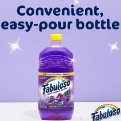 Multi-Purpose Cleaner, Lavender Scent, 56 fl. oz., 6/Carton (153041)<Fabuloso