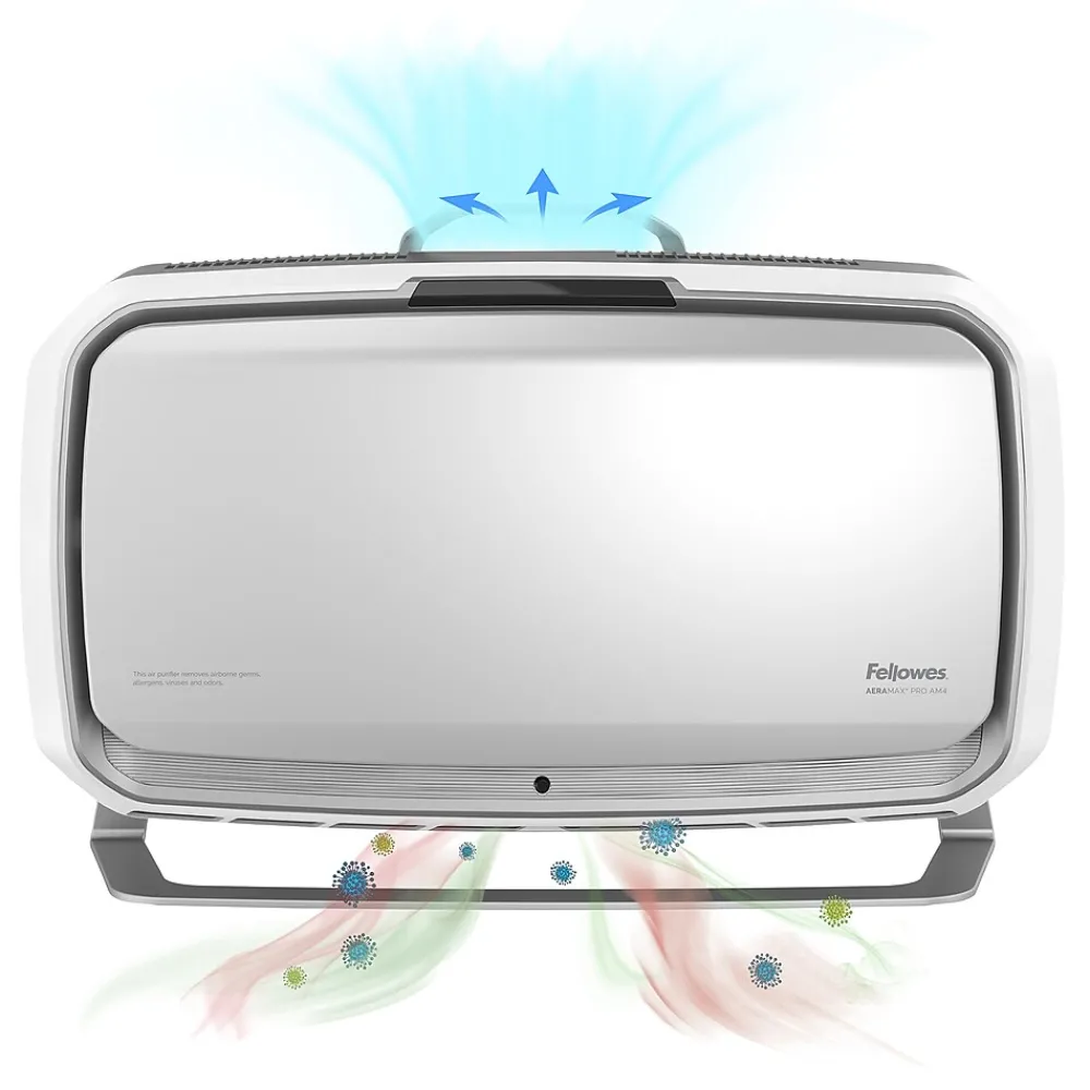Fellowes AeraMax Pro AM4S H13 True HEPA Standing Air Purifier, Silver (9451201)