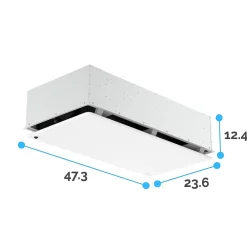 Fellowes Array AR2 True HEPA Ceiling Mounted Air Purifier, 5-Speed, White (5888901)