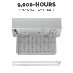 Fellowes Array AR1 UVC UV Light Ceiling Mounted Air Purifier, 1-Speed, White (5889501)