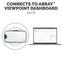 Fellowes Array AW2 True HEPA Hardwired Wall Mounted Air Purifier, White (5885101)