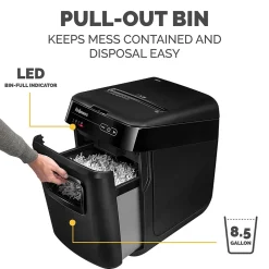 Clearance Fellowes AutoMax 150C Hands Free Cross-Cut Commercial Shredder (4680001)