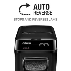Outlet Fellowes AutoMax 200M 200 Sheet Micro-Cut Personal Shredder (4656201)