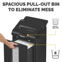 Clearance Fellowes AutoMax 100M 100-Sheet Micro-Cut Shredder (4629001)