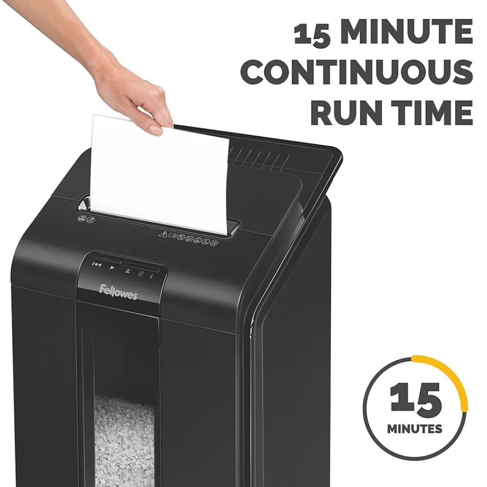 Clearance Fellowes AutoMax 100M 100-Sheet Micro-Cut Shredder (4629001)