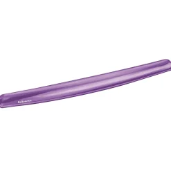 New Fellowes Crystals Gel Wrist Rest, Non-Skid Base, (91437) Purple