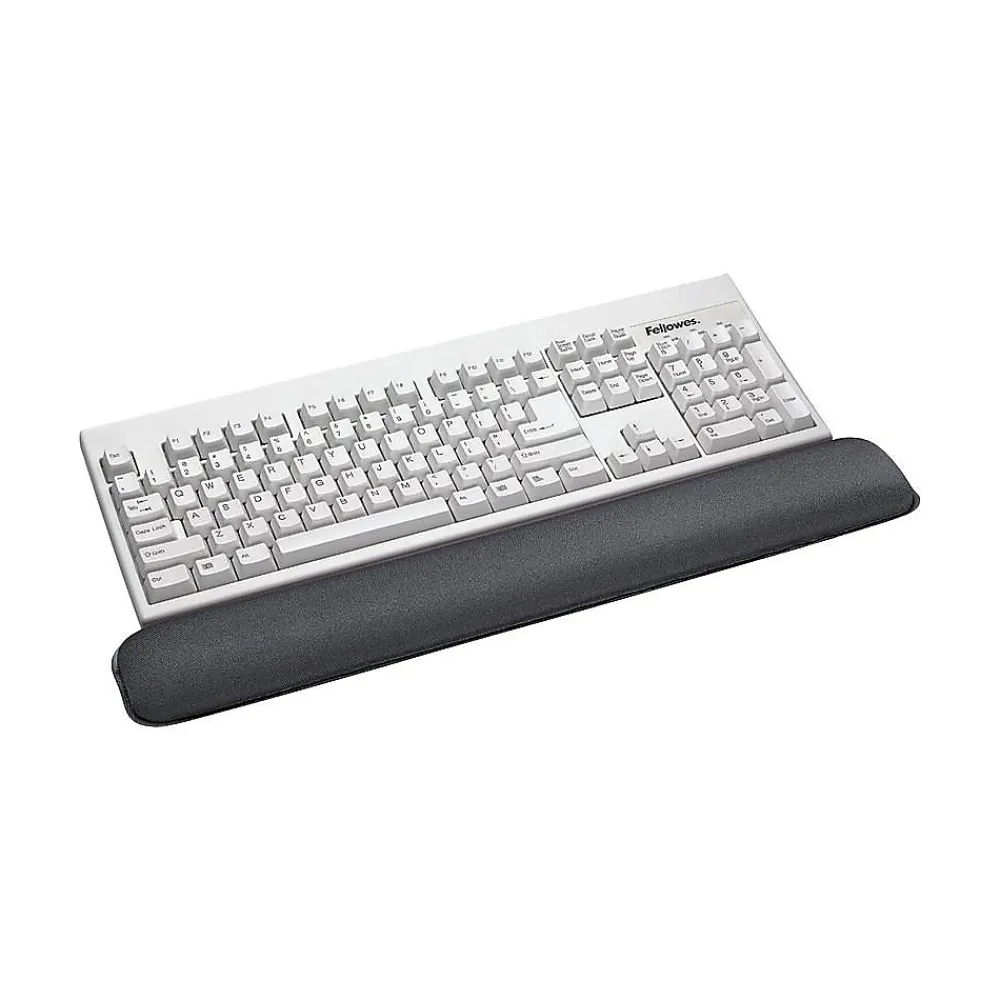 New Fellowes Gel Wrist Rest, Graphite (91737)