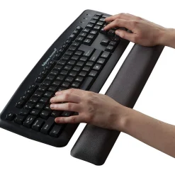 New Fellowes Gel Wrist Rest, Graphite (91737)