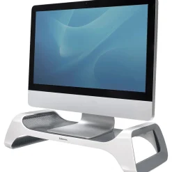 Best Fellowes I-Spire Series Monitor Stand, Up to 21", (9311101) White/Gray