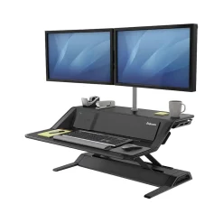 Hot Fellowes Lotus DX Adjustable Monitor Riser, Black (8080301)