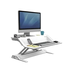 Clearance Fellowes Lotus Monitor Stand, White (0009901)