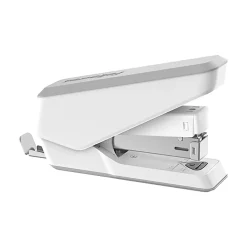 Staplers|Fellowes LX840 EasyPress Desktop Stapler, 25-Sheet Capacity, White (5011501)