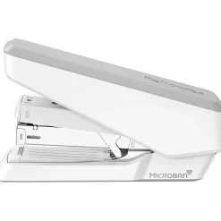 Staplers|Fellowes LX870 EasyPress Desktop Stapler, 40-Sheet Capacity, White (5014501)