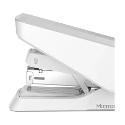 Staplers|Fellowes LX860 EasyPress Desktop Stapler, 40-Sheet Capacity, White (5014301)