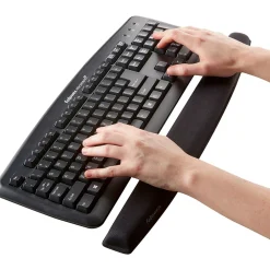 Hot Fellowes Memory Foam Keyboard Wrist Rest, Black (9178201)